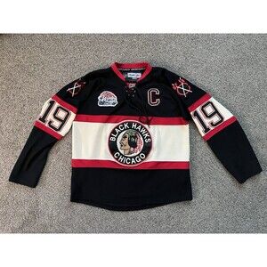 Reebok NHL Jersey Sz 48 Jonathan Toews Chicago Blackhawks 2009 Winter Classic